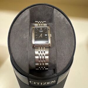 “new” Men Citizen silver watch